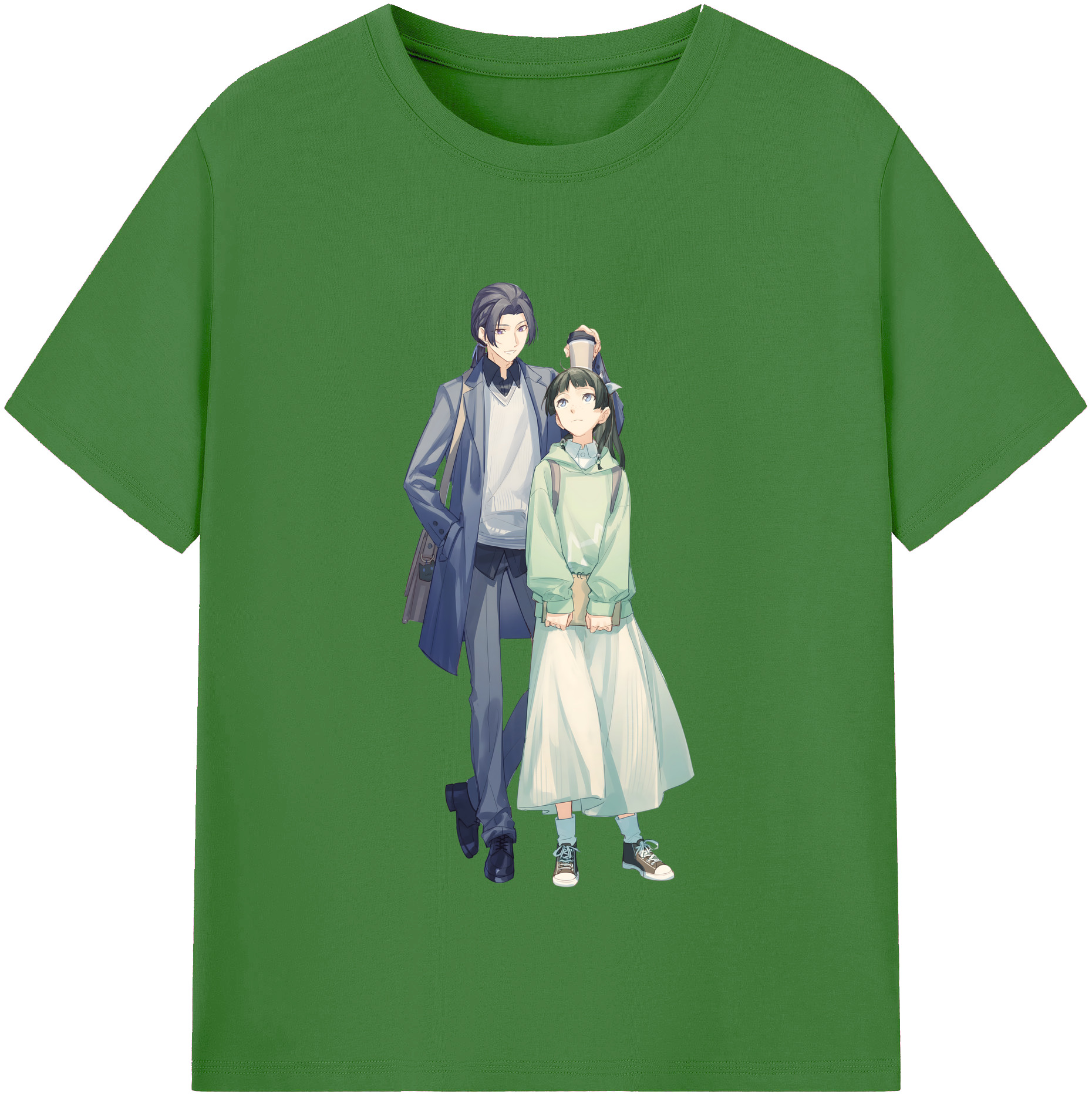 （画像用） 薬屋のひとりごと The Apothecary Diaries レディースカジュアルプリントTシャツ（綿100％）